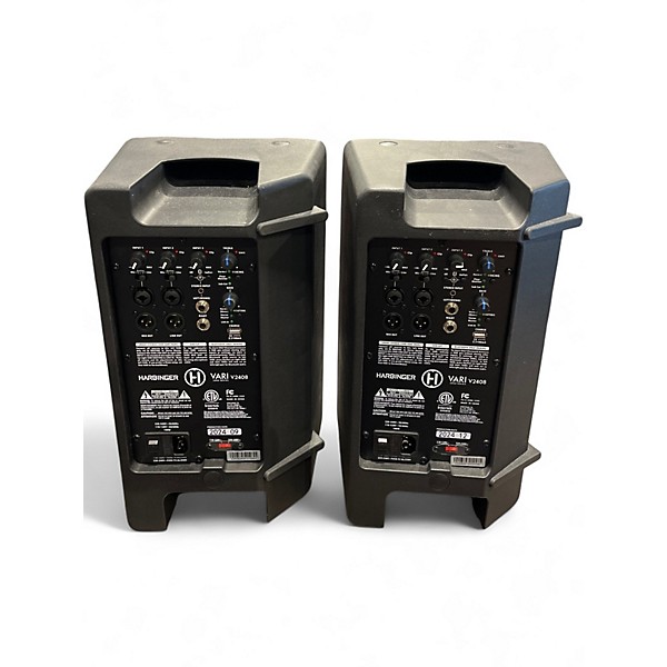 Used Harbinger V2408 Pair Powered Speaker