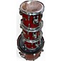 Vintage 1980s Yamaha 4 Piece Beech Custom Red Apple Lacquer Drum Kit