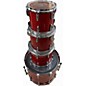 Vintage 1980s Yamaha 4 Piece Beech Custom Red Apple Lacquer Drum Kit