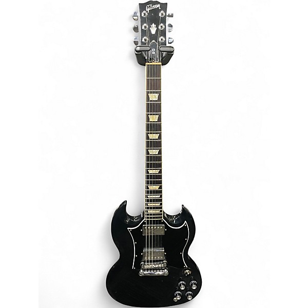 Used Gibson SG Standard Black Solid Body Electric Guitar
