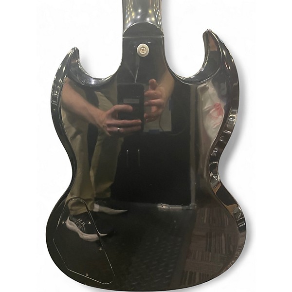 Used Gibson SG Standard Black Solid Body Electric Guitar