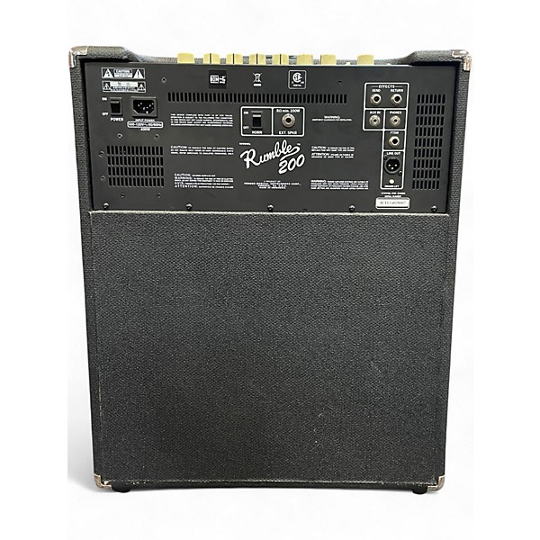 Used Fender RUMBLE 200 Bass Combo Amp