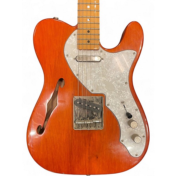 Used Squier CLASSIC VIBE 60S THINLINE TELECASTER Natural Hollow Body Electric Guitar