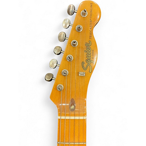 Used Squier CLASSIC VIBE 60S THINLINE TELECASTER Natural Hollow Body Electric Guitar