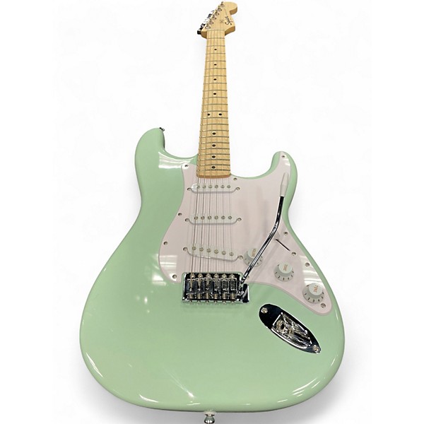Used Squier SONIC STRATOCASTER SURF GREEN Solid Body Electric Guitar