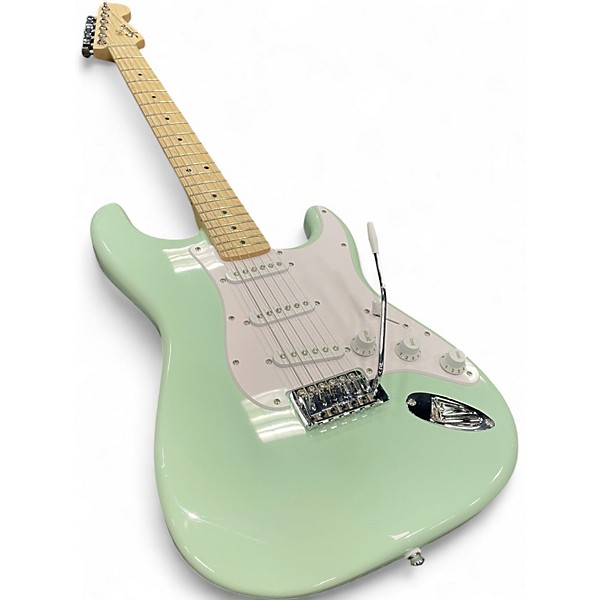 Used Squier SONIC STRATOCASTER SURF GREEN Solid Body Electric Guitar