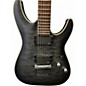 Used Schecter Guitar Research C1 Platinum Trans Black Solid Body Electric Guitar