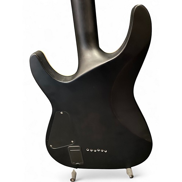 Used Schecter Guitar Research C1 Platinum Trans Black Solid Body Electric Guitar