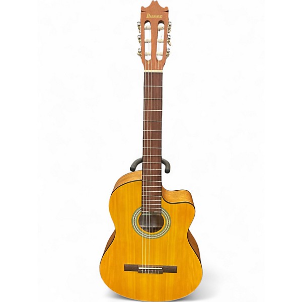 Used Ibanez GA3ECE CUTAWAY Natural Classical Acoustic Electric Guitar