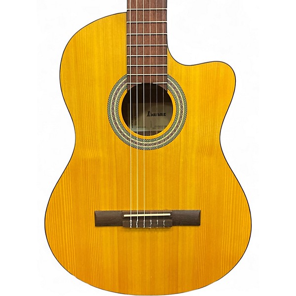 Used Ibanez GA3ECE CUTAWAY Natural Classical Acoustic Electric Guitar
