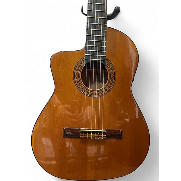 Used Cordoba C5CE Left Handed Natural Nylon String Acoustic Guitar