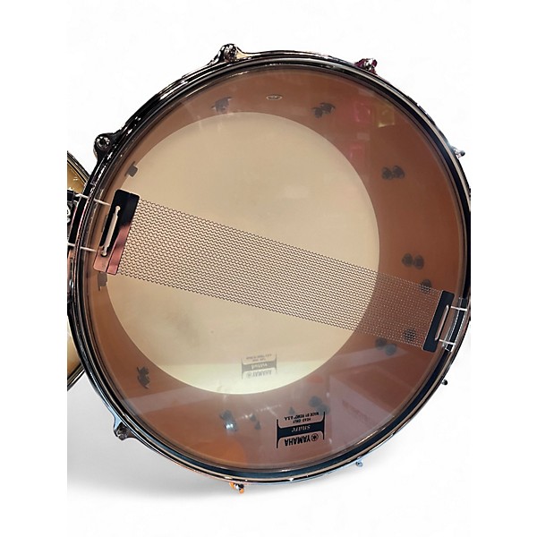 Used Yamaha 14in AMS-1460 Absolute Hybrid Maple  Classic Walnut Drum