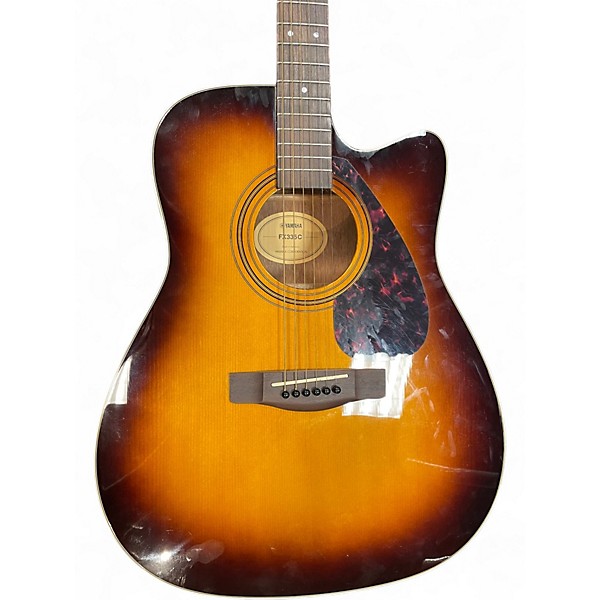 Used Yamaha FX335C Sandburst Acoustic Electric Guitar