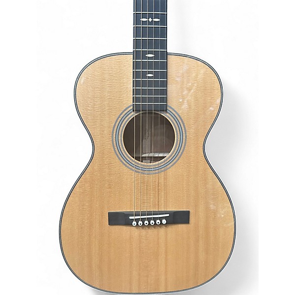 Used Martin Custom Shop Single 0 Quilt Maple Back and Sides Natural Solid Body Electric Guitar