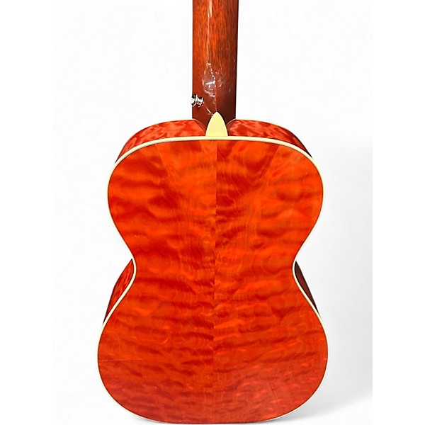 Used Martin Custom Shop Single 0 Quilt Maple Back and Sides Natural Solid Body Electric Guitar