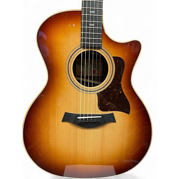 Used Taylor 414ce Studio Sunset Blvd Edgeburst Acoustic Electric Guitar