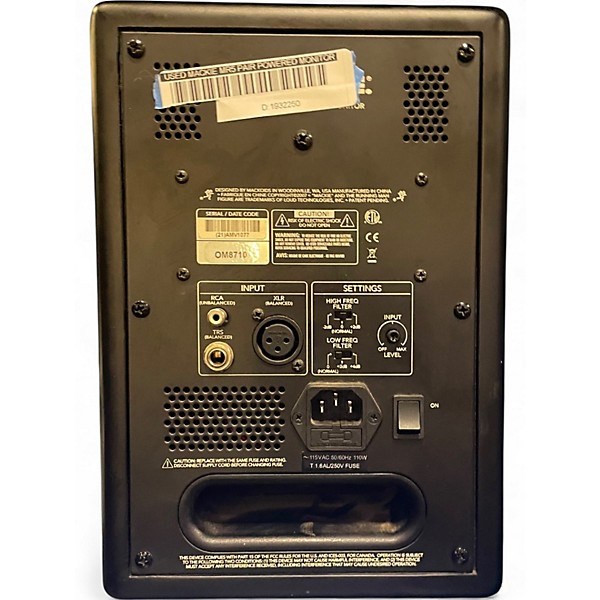 Used Mackie MR5 Pair Powered Monitor