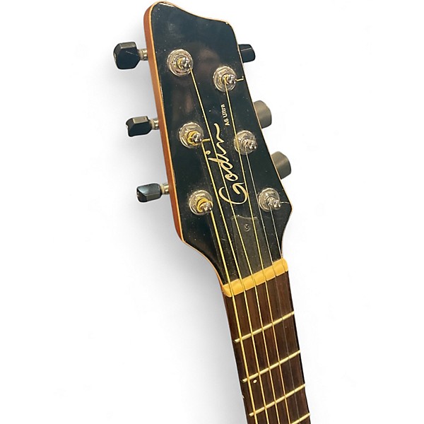 Used Godin A6 Ultra black Acoustic Electric Guitar