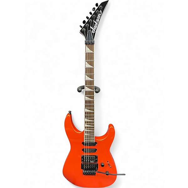 Used 2022 Jackson X SERIES SL3X DX LAMBO ORANGE Solid Body Electric Guitar