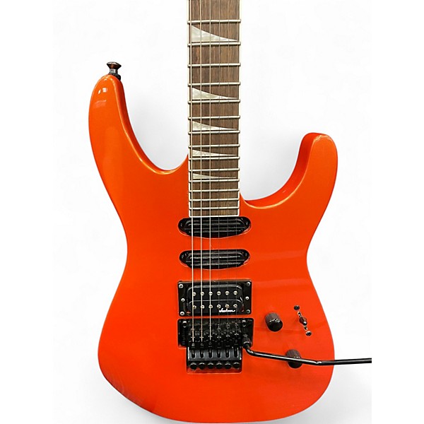 Used 2022 Jackson X SERIES SL3X DX LAMBO ORANGE Solid Body Electric Guitar