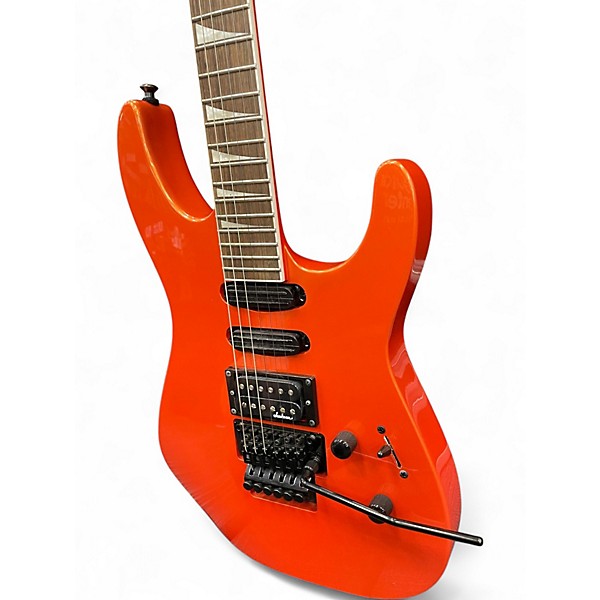 Used 2022 Jackson X SERIES SL3X DX LAMBO ORANGE Solid Body Electric Guitar