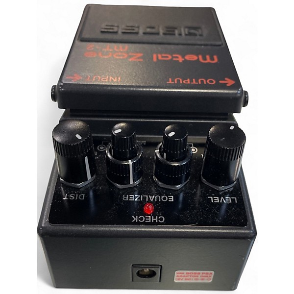Used BOSS MT2 Metal Zone Distortion Effect Pedal