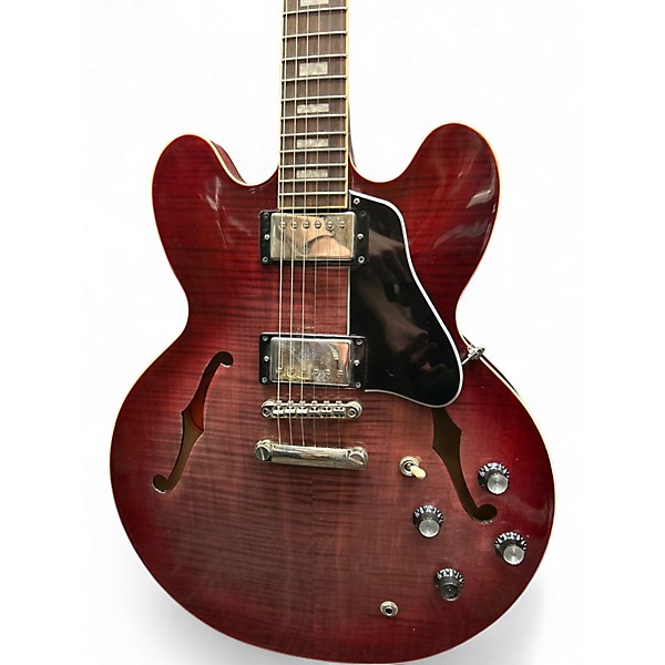 Used Epiphone ES335 CHERRY RED Hollow Body Electric Guitar