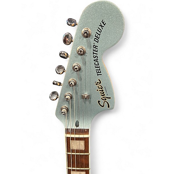 Used Squier TROUBLEMAKER TELE Blue Agave Solid Body Electric Guitar