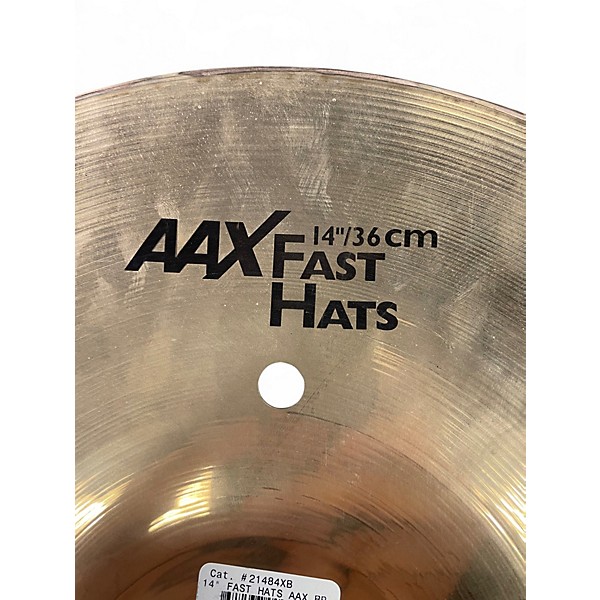 Used SABIAN 14in AAX Fast Hi Hat Bottom Cymbal