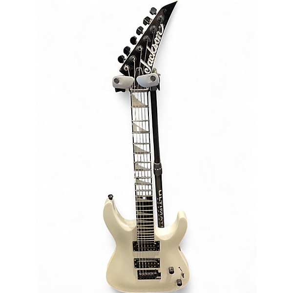 Used Jackson JS22 Dinky White Solid Body Electric Guitar