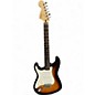 Used Squier Affinity Stratocaster Left Handed Sunburst Electric Guitar thumbnail