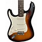Used Squier Affinity Stratocaster Left Handed Sunburst Electric Guitar