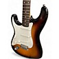 Used Squier Affinity Stratocaster Left Handed Sunburst Electric Guitar
