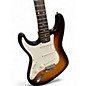 Used Squier Affinity Stratocaster Left Handed Sunburst Electric Guitar