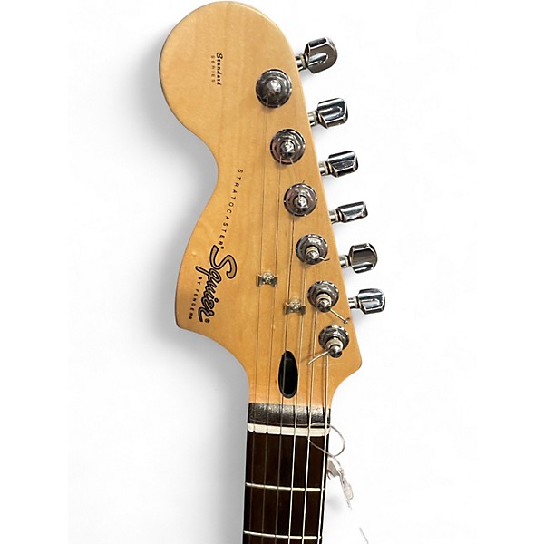 Used Squier Affinity Stratocaster Left Handed Sunburst Electric Guitar