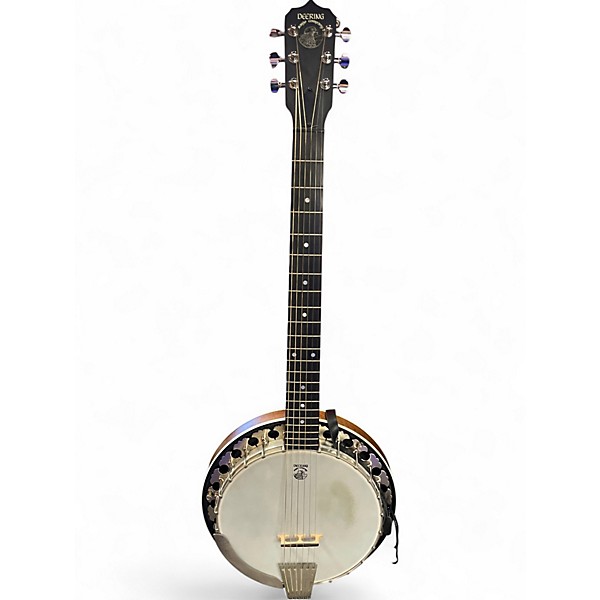 Used Deering Boston B6 6-String Brown Banjo