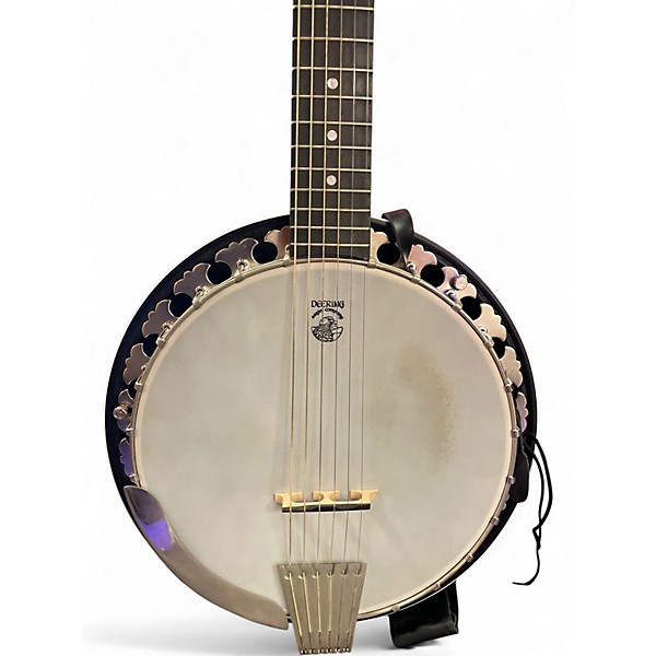 Used Deering Boston B6 6-String Brown Banjo