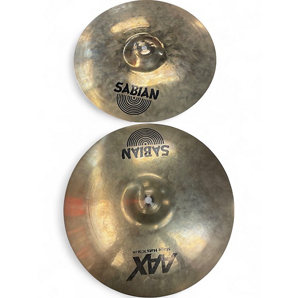 Used SABIAN 14in AAX Stage Hi Hat Pair Cymbal