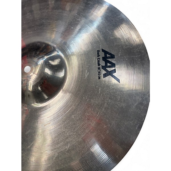 Used SABIAN 18in AAX Series Dark Crash Cymbal