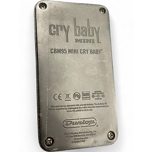 Used Dunlop CBM95 Cry Baby Mini Wah Effect Pedal
