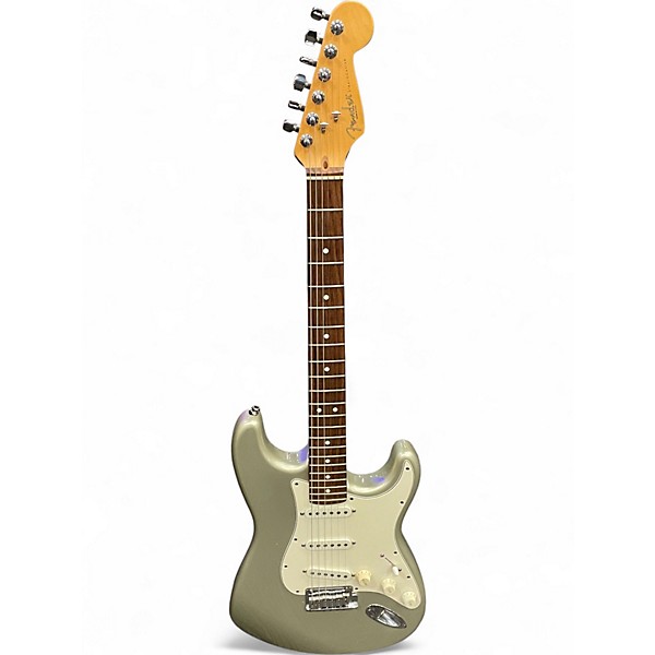 Used Fender American Standard Stratocaster Metallic Gray Solid Body Electric Guitar