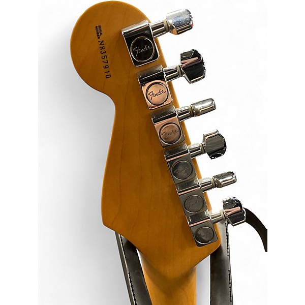 Used Fender American Standard Stratocaster Metallic Gray Solid Body Electric Guitar