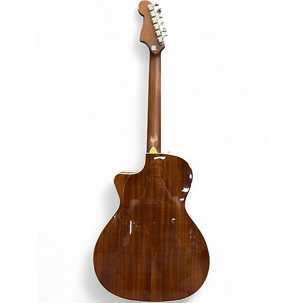 Used Fender Newporter Player Sunburst Acoustic Electric Guitar