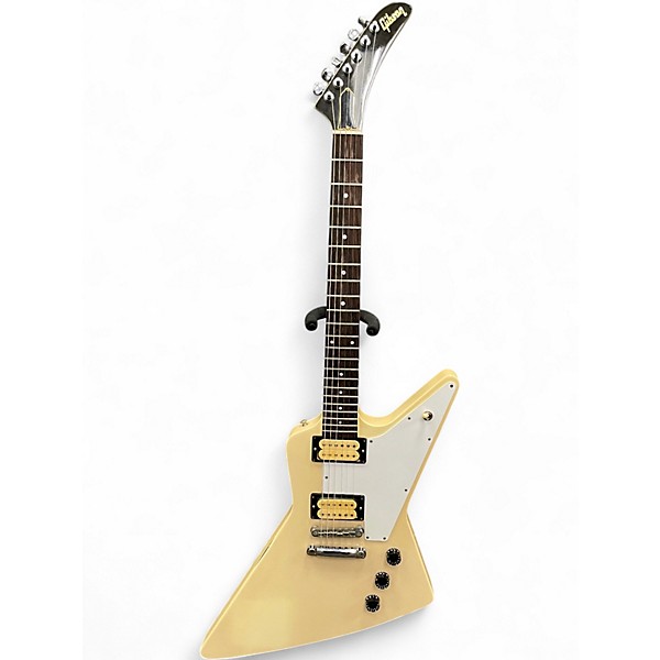 Vintage 1975 Gibson Explorer Alpine White Solid Body Electric Guitar