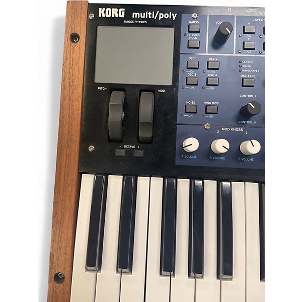Used KORG MULTI/POLY Synthesizer