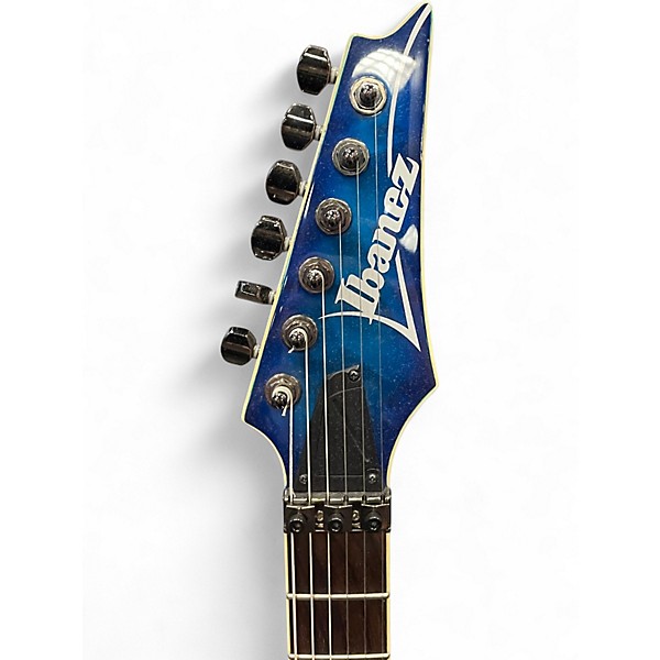 Used Ibanez S670QM Blue Burst Solid Body Electric Guitar