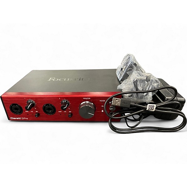 Used Focusrite Clarett+ 2Pre Audio Interface