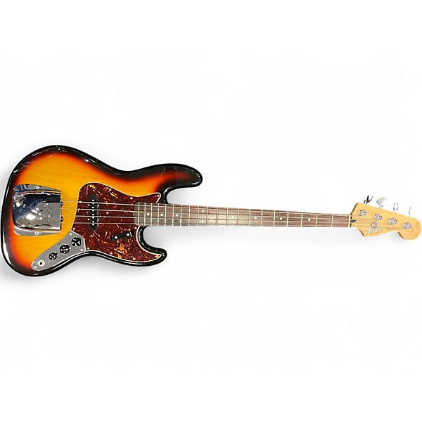 Used 2026 Fender Standard Jazz Bass Brown Sunburst Electric Bass Guitar