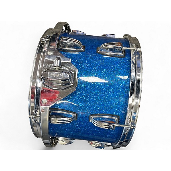 Used Ludwig 3 Piece Classic Maple Fab Blue Sparkle Drum Kit