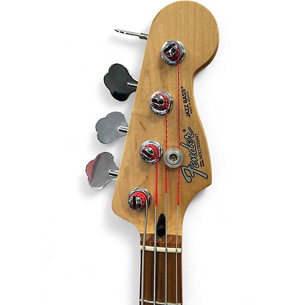Used 2017 Fender Deluxe Jazz Bass Natural Electric Bass Guitar